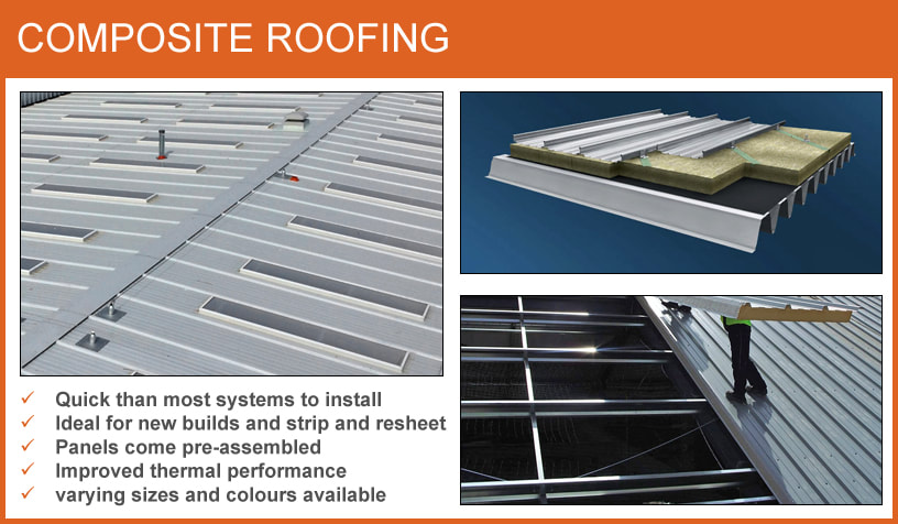 Industrial Composite Roofing Specialists - CLAY CONSTRUCT - Wales and West England